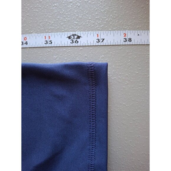 Crown & Ivy Cabana Star Print Leggings 2X Navy Pink Stretch Activewear Y2K - Picture 9 of 9